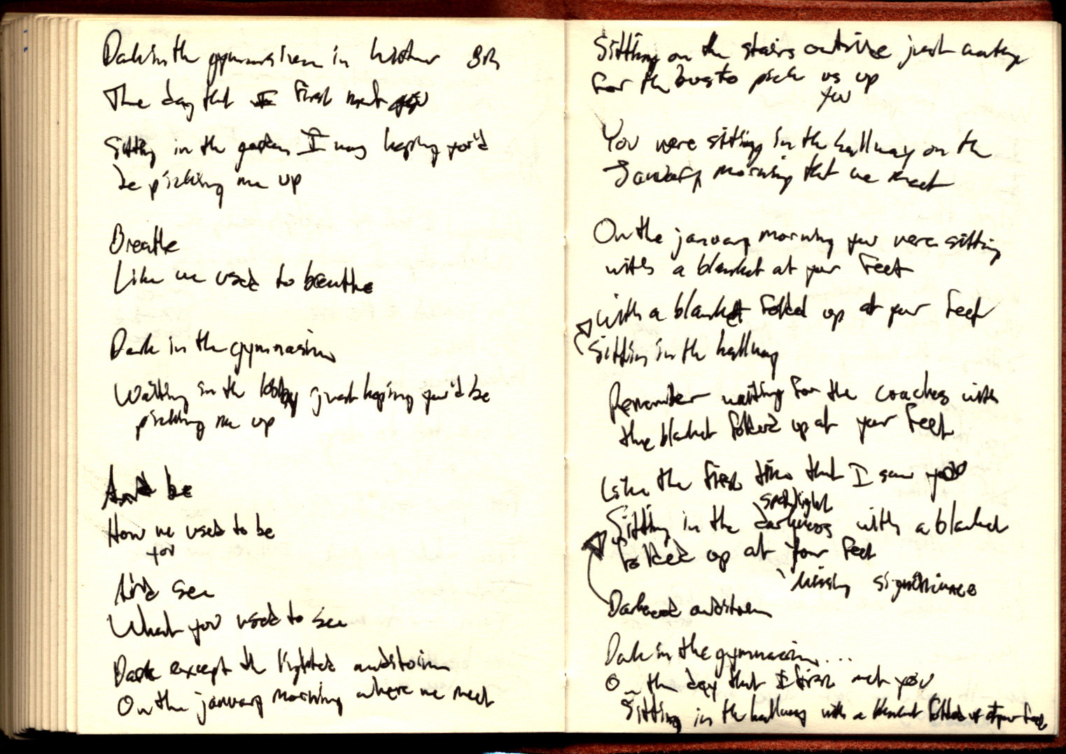 Nightlight Lyrics Sheet 4a